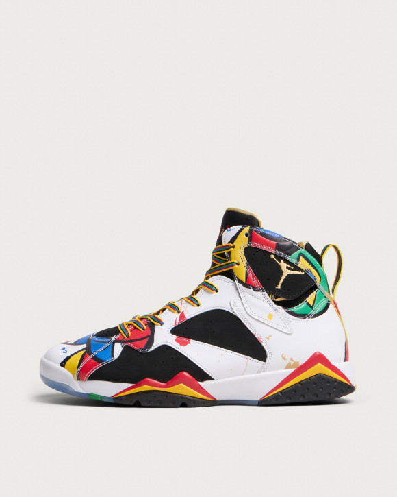 Men's Air Jordan 7 Retro Bb Sneakers in White/Multi Colour | Size: UK 6 | Leather/Rubber/Nubuck | END Clothing - shopify_US_11141142970706