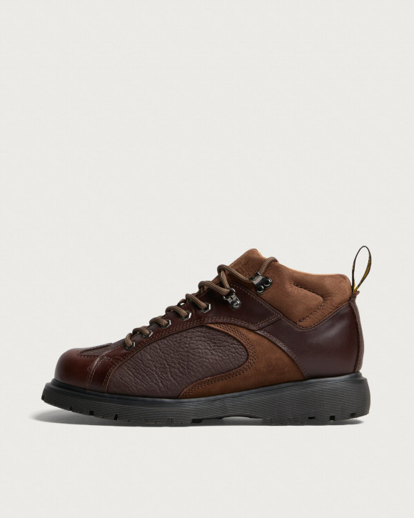 Men's Dr. Martens Alp Boot Lace Up Boot Rb in Dark Brown Mayhem | Size: UK 10 | Leather/Suede | END Clothing - shopify_US_11141144707410