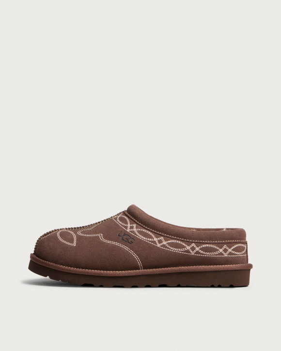 Men's Ugg Tasman Western Shoes in Burnt Cedar | Size: UK 10 | Suede/Foam/Eva | END Clothing - shopify_US_11141147722066