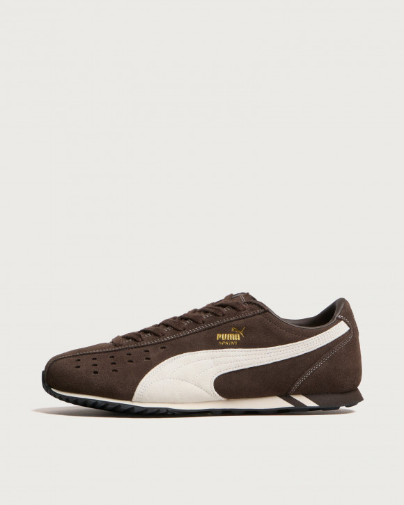 Puma Sprint Suede Sneakers in Bitter Chocolate/Warm White | Size: UK 11.5 | Leather/Suede/Rubber | END Clothing - shopify_US_11141149557074