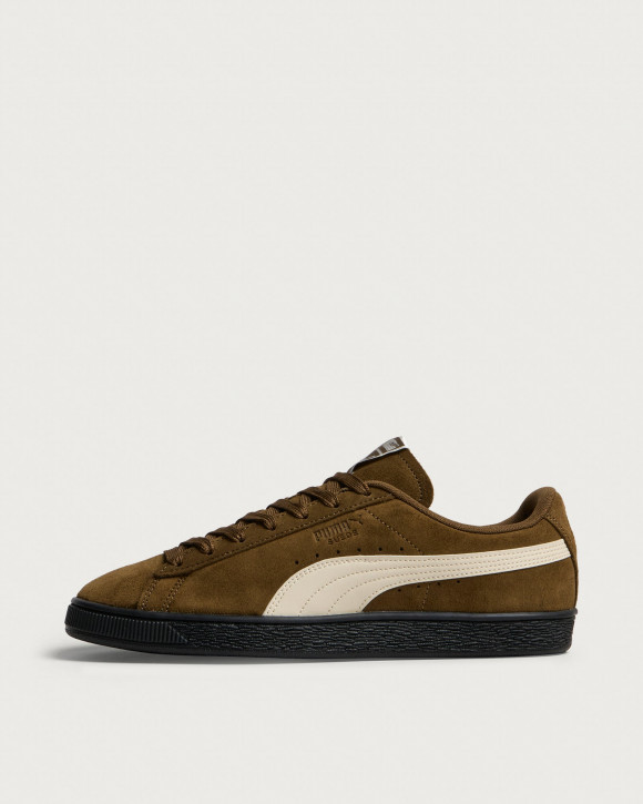 Men's Puma Suede Sneakers in Aged Copper/Alpine Snow | Size: UK 4 | Suede/Rubber/Velvet | END Clothing - shopify_US_11141152407890