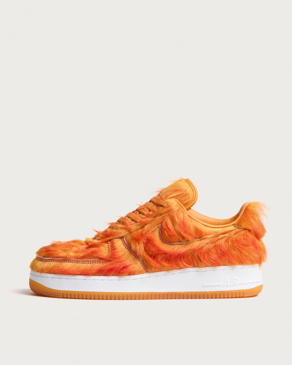 Men's Nike Air Force 1 Sneakers in Orange Fur | Size: UK 3 | Leather/Rubber | END Clothing - shopify_US_11141158601042