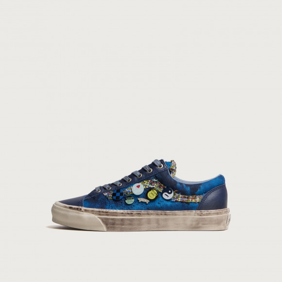 Men's Vans Lx Old Skool 36 Souvenir Sneakers in Navy | Size: UK 7 | Leather/Canvas/Foam | END Clothing - shopify_US_11141162533202