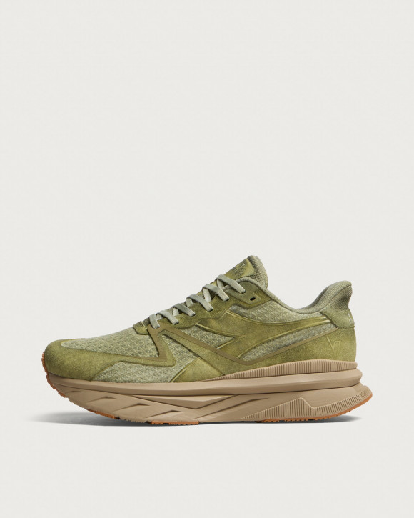 Men's Diadora V7000 Dip-Dye Sneakers in Green Lily Pad | Size: UK 6.5 | Suede/Mesh/Rubber | END Clothing - shopify_US_11162867990866