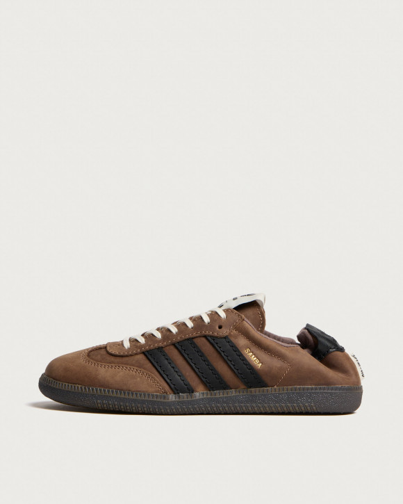 Adidas X Song For The Mute Samba Og Sneakers in Brown/Core Black/Gold Met. | Size: UK 3.5 | Suede/Rubber | END Clothing - shopify_US_11162879361362