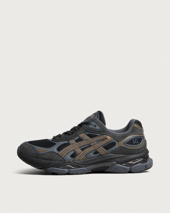 Men's Asics Gel-Nyc 2.0 Sneakers in Black/Graphite Grey | Size: UK 3 | Suede/Rubber/Foam | END Clothing - shopify_US_11162889781586