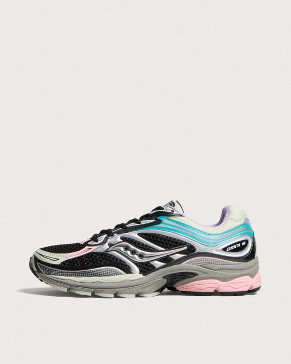 Men's Saucony Progrid Omni 9 Og Sneakers in Black/Multi | Size: UK 4 | Mesh/Rubber/Synthetic | END Clothing - shopify_US_11162899218770