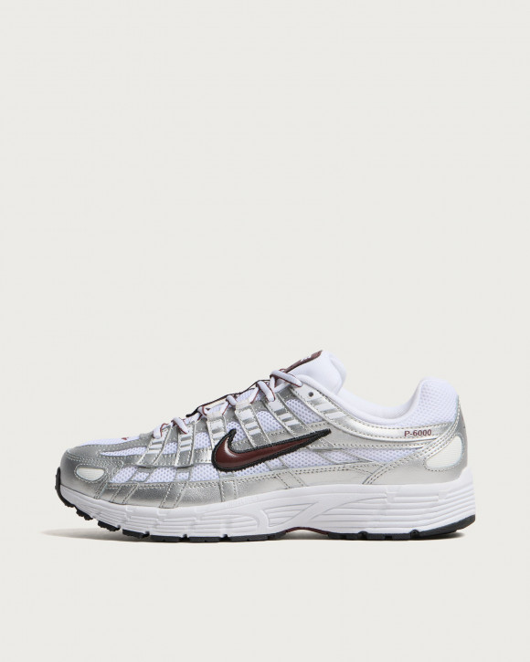 Women's Nike P-6000 Sneakers in White/Mystic/Silver | Size: UK 3 | Rubber/Foam/Synthetic | END Clothing - shopify_US_11162900070738