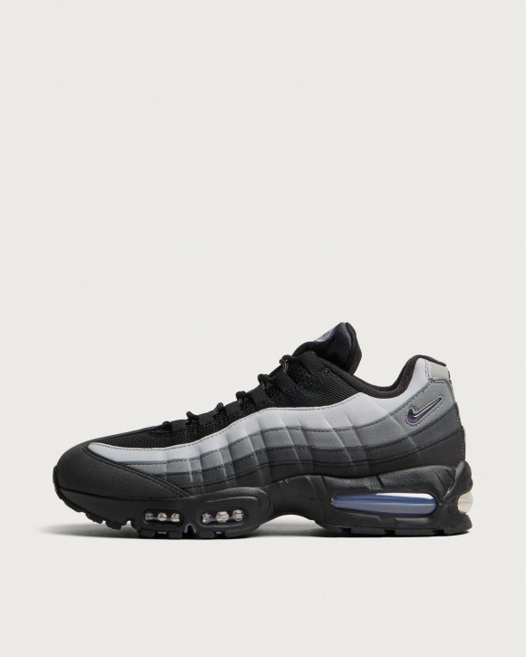 Men's Nike Air Max 95 Bb Prm Sneakers in Black/Purple/Grey | Size: UK 4 | Mesh/Rubber | END Clothing - shopify_US_11162915471698