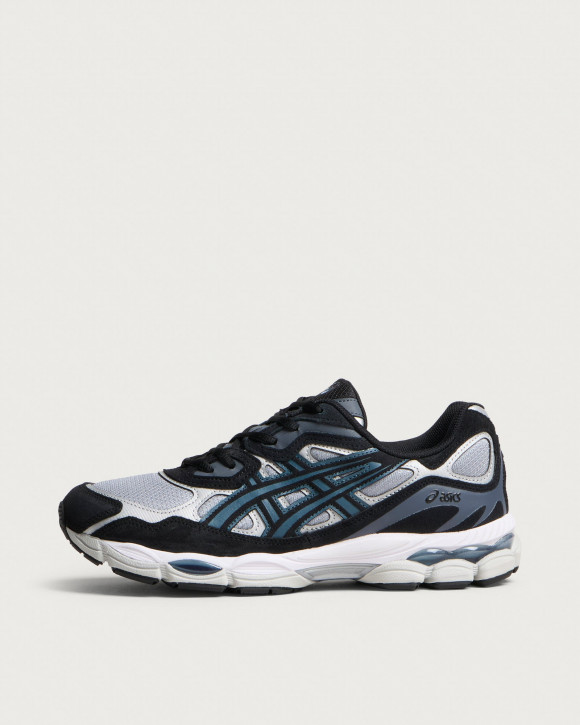 Men's Asics Gel-Nyc Sneakers in Gravel/Raw Indigo | Size: UK 11 | Rubber/Foam/Synthetic | END Clothing - shopify_US_11171778625874