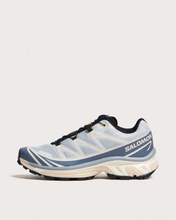 Women's Salomon Xt-6 Sneakers in Pearl Blue/Grisaille/Vanila | Size: UK 6 | 100% Synthetic | END Clothing - shopify_US_11172464197970