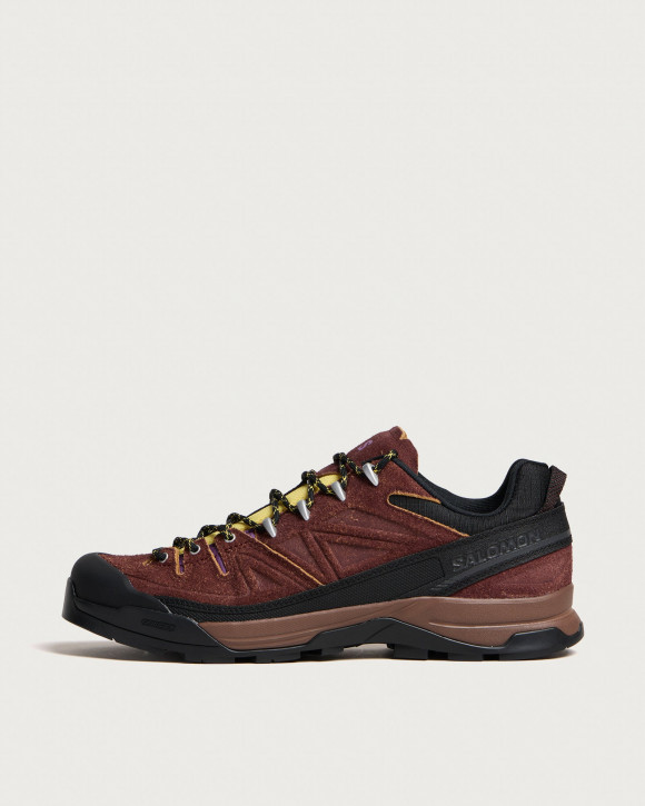 Men's Salomon X-Alp Expedition Sneakers in Black/Chocolate | Size: UK 6 | Leather/Suede/Rubber | END Clothing - shopify_US_11172471210322