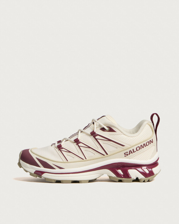 Women's Salomon Xt-6 Expanse Sneakers in Vanilla Ice/Maroon Banner | Size: UK 4 | Mesh/Synthetic | END Clothing - shopify_US_11172472389970