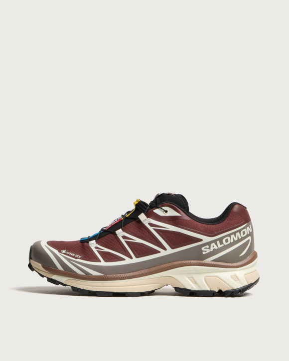 Salomon Xt-6 Gore-Tex Sneakers in Chocolate/Iron/Vanila | Size: UK 10.5 | 100% Synthetic | END Clothing - shopify_US_11172473110866