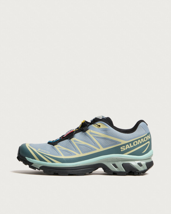 Salomon Xt-6 Gore-Tex Sneakers in Tradewinds/Stormy Weather/Bog | Size: UK 4 | 100% Synthetic | END Clothing - shopify_US_11172478550354