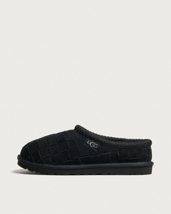 Men's Ugg Tasman Woven Shoes in Black | Size: UK 6 | Suede/Foam/Eva | END Clothing - shopify_US_11203659432274