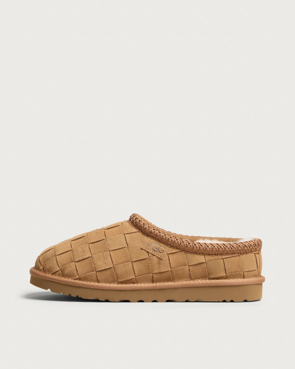 Men's Ugg Tasman Woven Shoes in Chestnut | Size: UK 6 | Suede/Foam/Eva | END Clothing - shopify_US_11203659759954