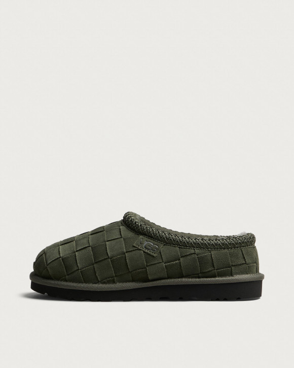 Men's Ugg Tasman Woven Shoes in Forest Night | Size: UK 6 | Suede/Foam/Eva | END Clothing - shopify_US_11203660087634