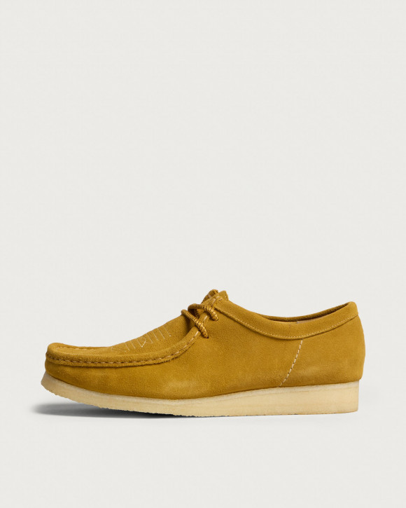 Men's Clarks Originals Wallabee Shoes in Oakmoss Combi | Size: UK 6 | Suede/Eva | END Clothing - shopify_US_11207123370322