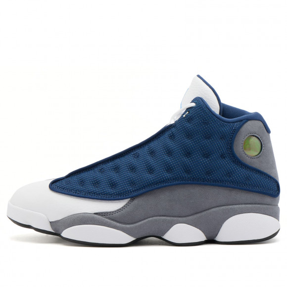 Air Jordan 13 Retro Sneakers in Navy/Flint Grey/White | Size: UK 6 | Leather/Mesh/Rubber | END Clothing - shopify_US_11217365893458