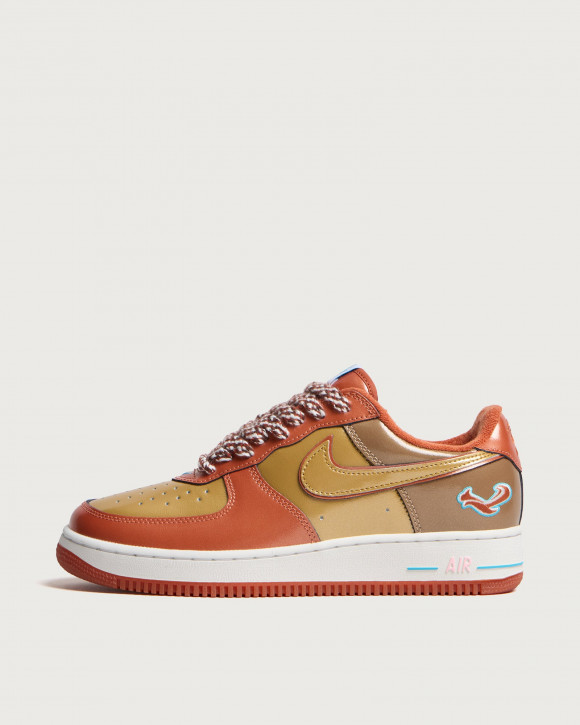 Men's Nike X Nigo X J-Hope Air Force 1 '01 Sneakers in Burnt Sunrise | Size: UK 4.5 | Leather/Rubber | END Clothing - shopify_US_11254671180114