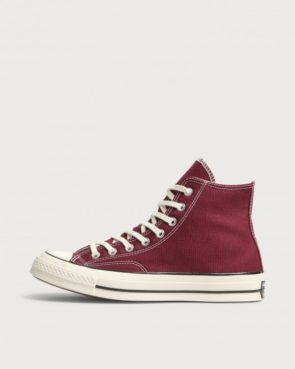 Converse Chuck Taylor 1970S Hi Sneakers in Deep Bordeaux/Egret/Black | Size: UK 4 | Canvas/Rubber | END Clothing - shopify_US_11254790586706