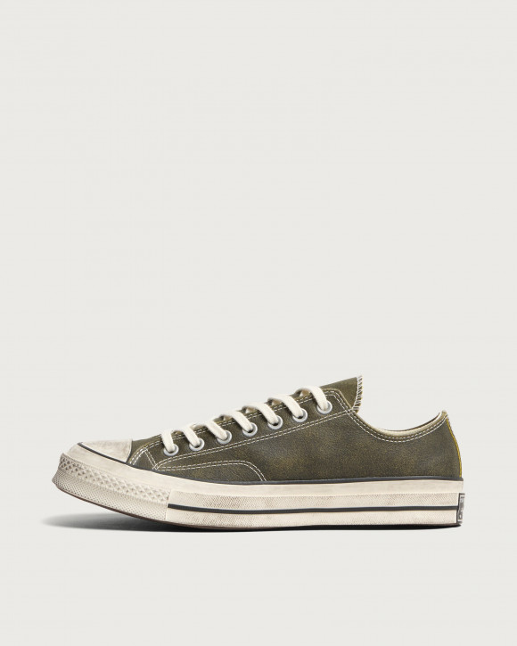 Men's Converse Chuck Taylor 1970S Ox Leather Sneakers in Moss Sauce/Egret/Black | Size: UK 6 | Leather/Canvas/Rubber | END Clothing - shopify_US_11254790816082