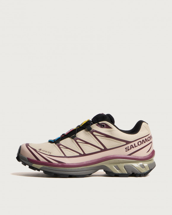 Women's Salomon Xt-6 Gore-Tex Sneakers in White Pepper/Shado/Huckle | Size: UK 3.5 | 100% Synthetic | END Clothing - shopify_US_11254967828818